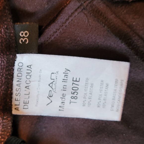 Allesandro Dell'Acqua eggplant pants/leggings - Picture 7 of 9